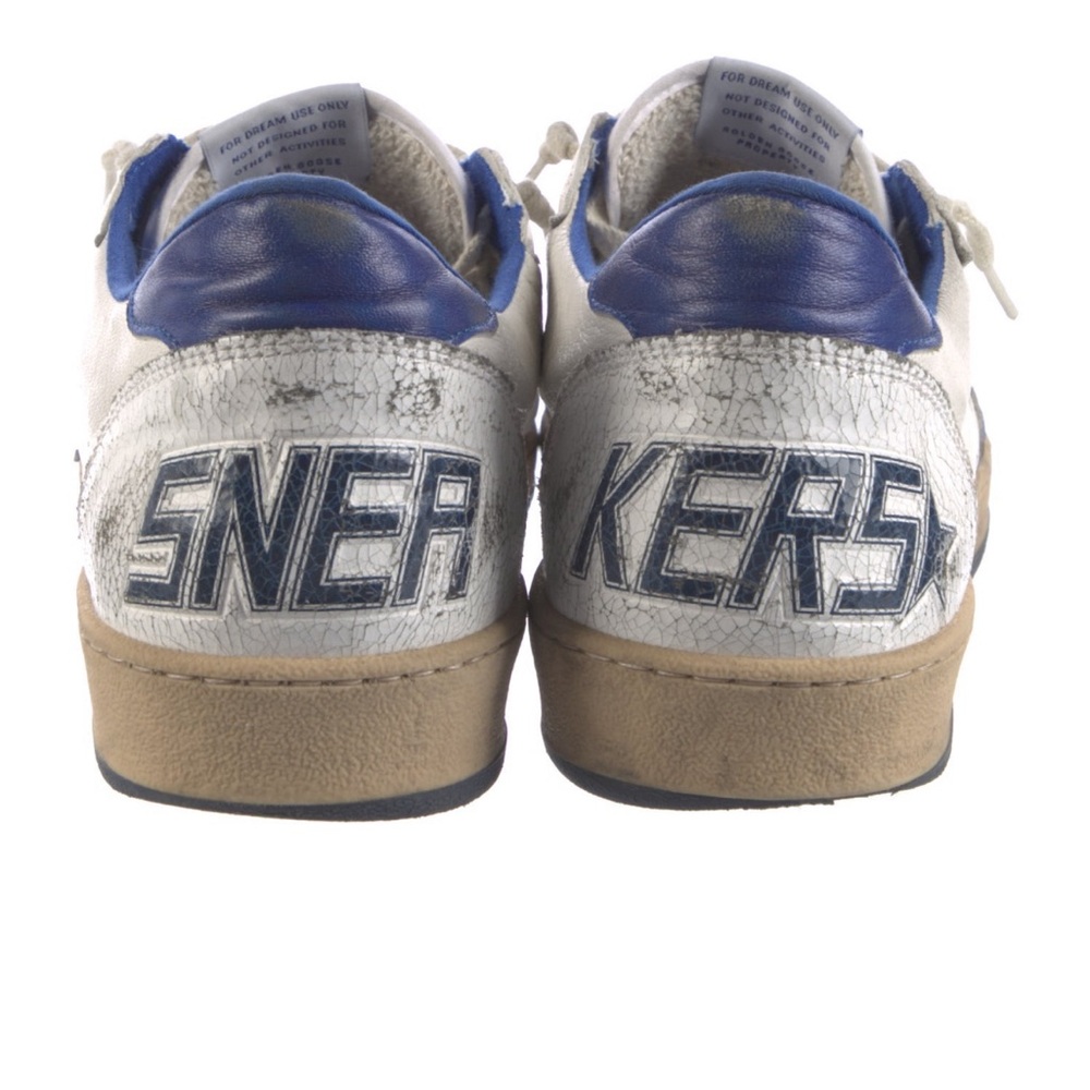 Golden goose ball star shoes. Blue/White. Size 12. - Picture 3 of 6